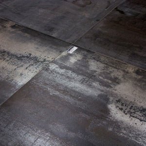 Corten Blanco – 600x600mm Matt Black Glazed Porcelain Tile Bathwise