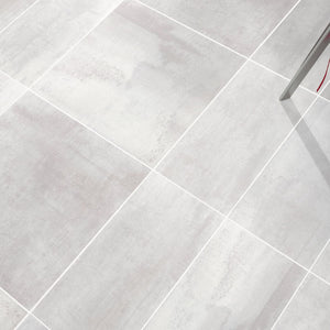 Corten Blanco – 600x300mm Matt White Glazed Porcelain Tile Bathwise