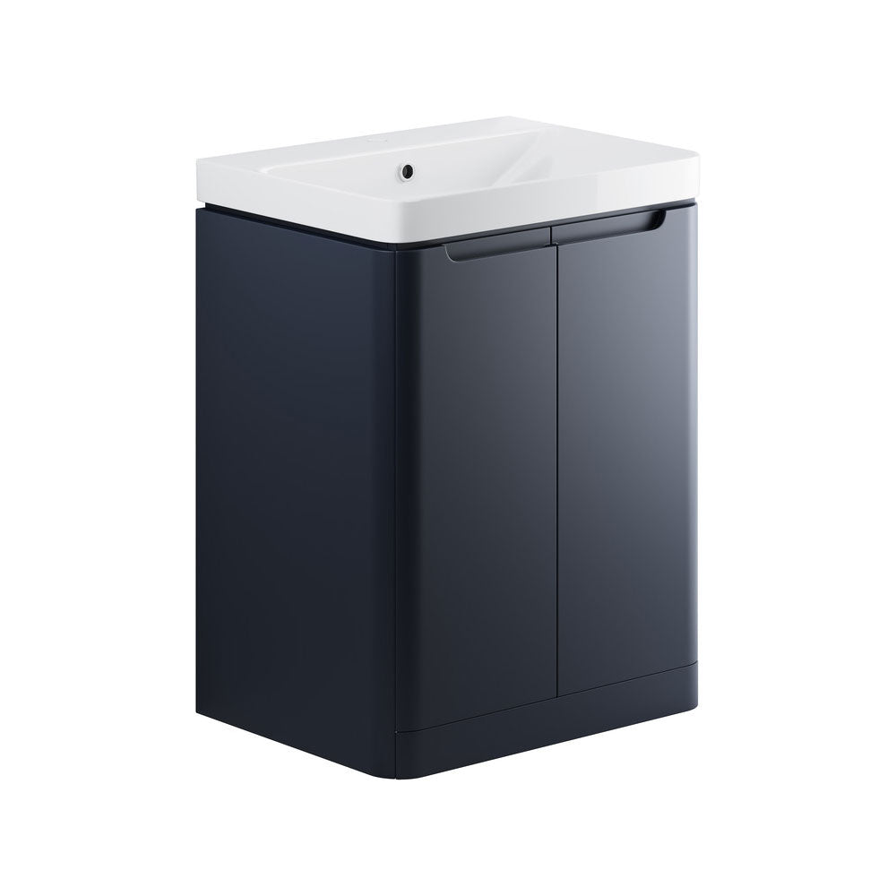 Lambra Floorstanding 2 Door Unit And Washbasin 605mm Pureflo