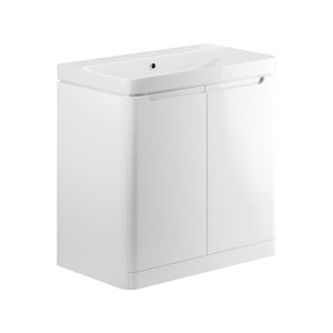 Lambra Floor Standing Twin Door Unit With Basin Pureflo