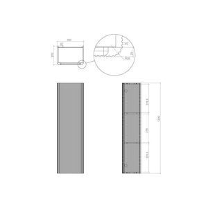 Cosmos Wall Mounted Storage Unit Pureflo