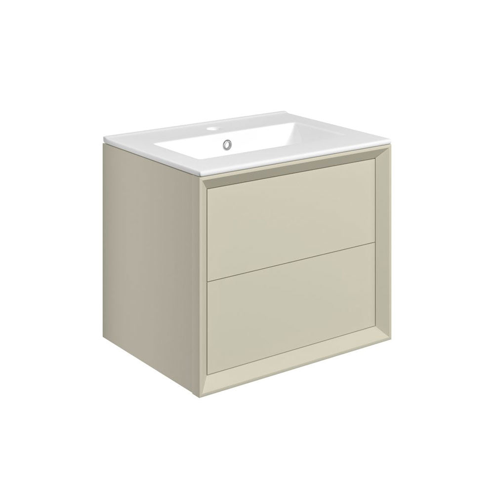 Push Wall Mounted Basin And Unit Pureflo