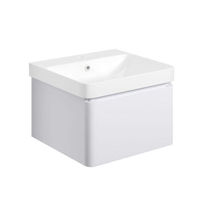 Cosmos Wall Mounted Single Drawer Basin And Unit Pureflo