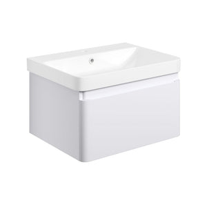 Cosmos Wall Mounted Single Drawer Basin And Unit Pureflo