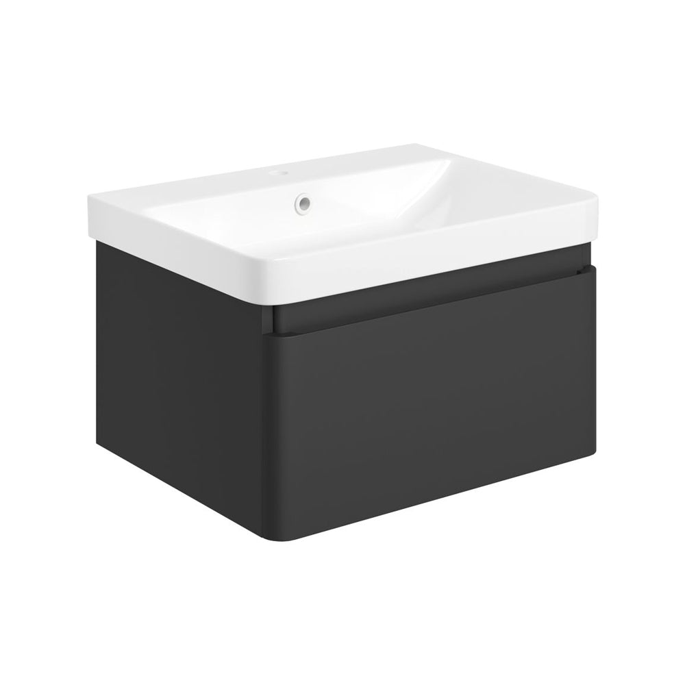 Cosmos Wall Mounted Single Drawer Basin And Unit Pureflo