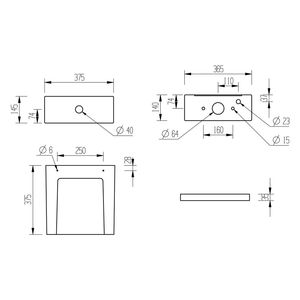Cilantro Close Coupled Close Back Rimless Toilet With Soft Close Seat Pureflo