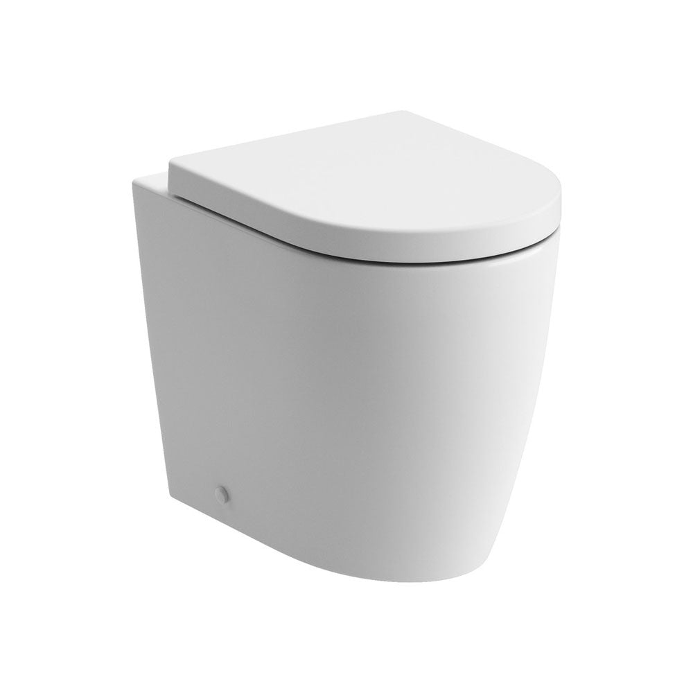 Cilantro Back To Wall Toilet With Soft Close Seat Pureflo