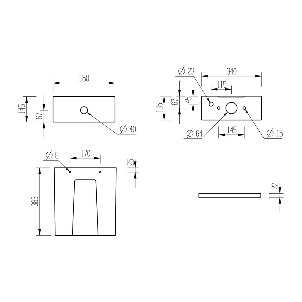 Lily Close Coupled Space Saving Rimless Close Back Toilet With Soft Close Seat Pureflo