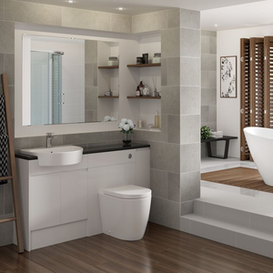 Cilantro Back To Wall Rimless Toilet With Soft Close Seat Pureflo