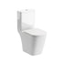 Tilia Close Coupled Space Saving Rimless Toilet Open BackWith Soft Close Seat Pureflo