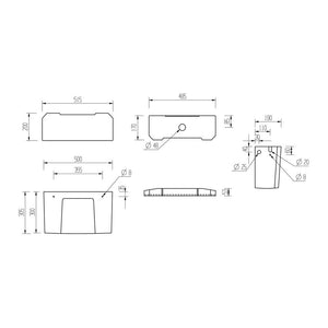 Sherbourne High Level Toilet With Fitting And Soft Close Seat Pureflo