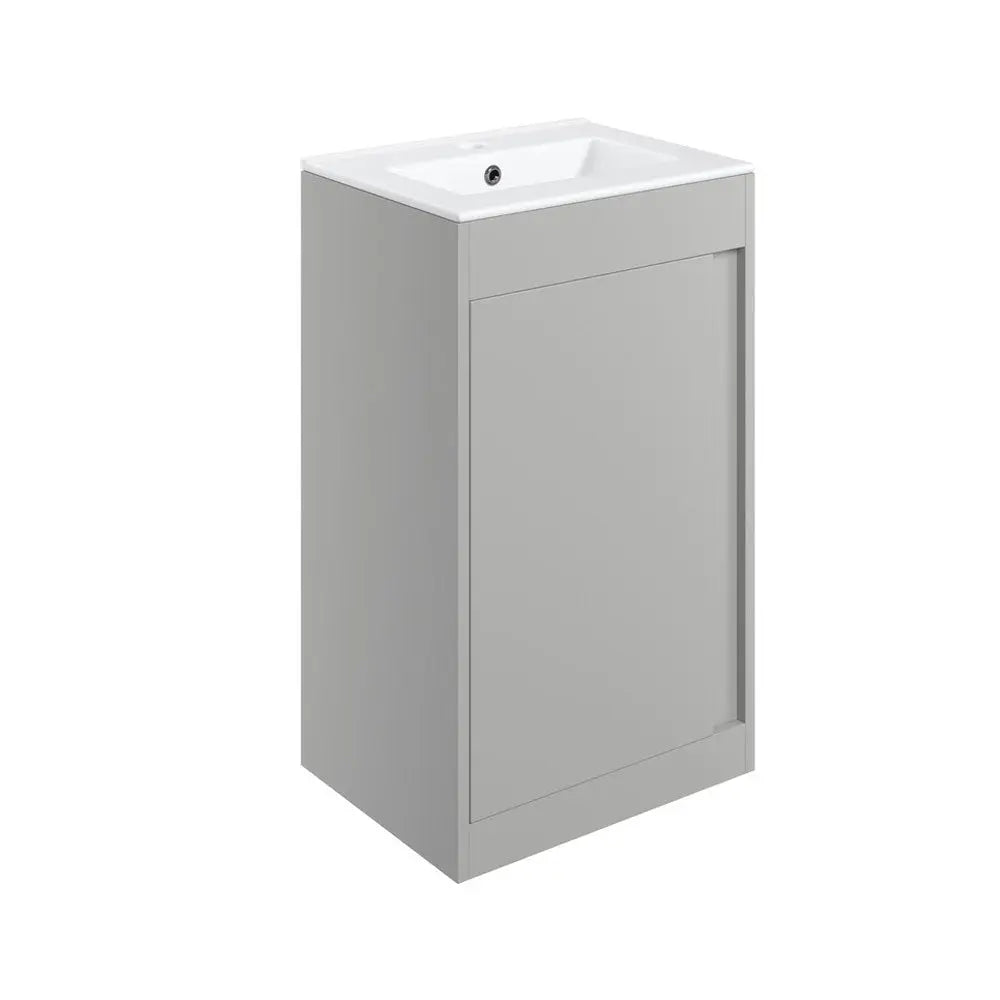 Elements 510mm Floor Standing Unit With Ceramic Washbasin Pureflo