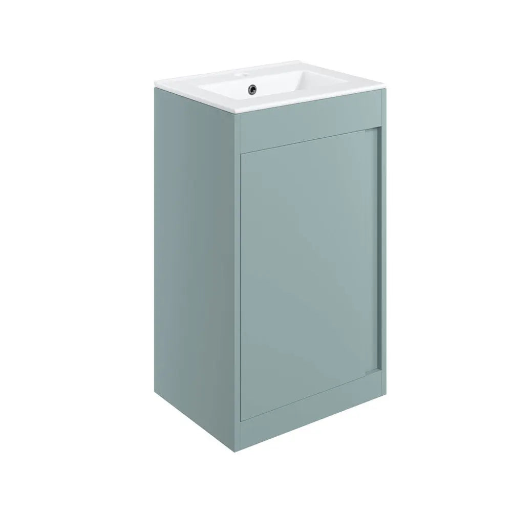 Elements 510mm Floor Standing Unit With Ceramic Washbasin Pureflo