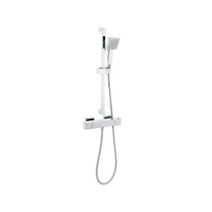 Comet 1 Outlet Exposed Thermostatic Shower Pack With Slide Rail Set Chrome Pureflo