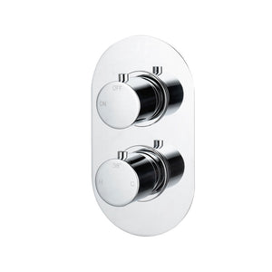 Astro Round Thermostatic Shower Valve Chrome Pureflo