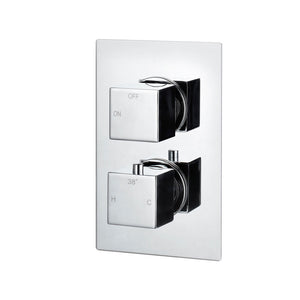 Comet Outlet Square Thermostatic Shower Valve Chrome Pureflo