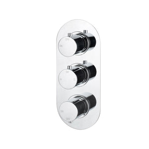 Astro Round Thermostatic Shower Valve Chrome Pureflo