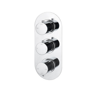 Astro Round Thermostatic Shower Valve Chrome Pureflo