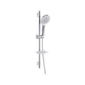 Astro Premium Slide Rail Kit With Press Buttom Multi Mode Shower Head Chrome Pureflo