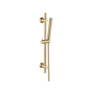 Astro Slide Rail Kit With Pencil Microphone Handset Brushed Brass Pureflo