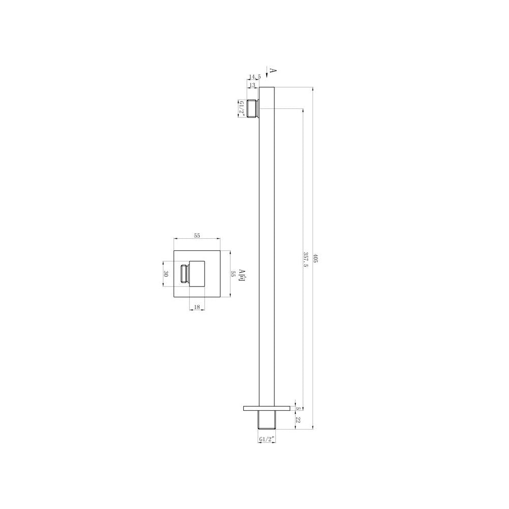 Comet 2 Outlet Round Thermostatic Shower Pack With Overhead Shower And Slide Rail Shower Kit Chrome Pureflo
