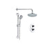 Astro 2 Outlet Round Thermostatic Concealed Valve Head & Arm Shower Pack