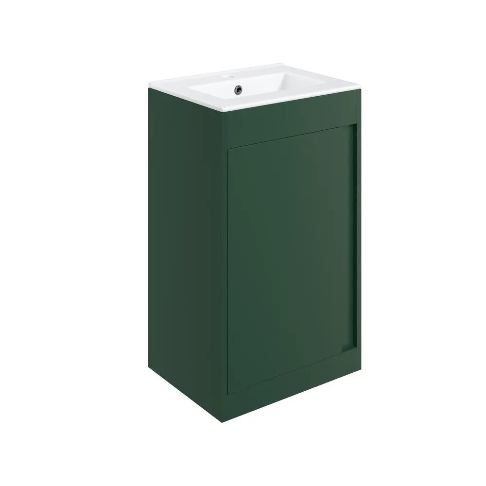 Elements 510mm Floor Standing Unit With Ceramic Washbasin Pureflo