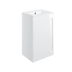 Elements 510mm Floor Standing Unit With Ceramic Washbasin Pureflo