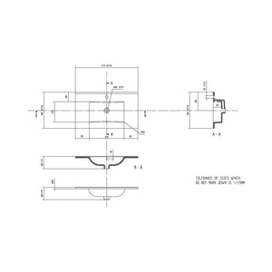 Push Freestanding Basin And Unit With Pair Of Front Legs Pureflo