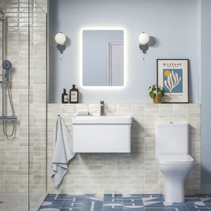 Cosmos Wall Mounted Single Drawer Basin And Unit Pureflo
