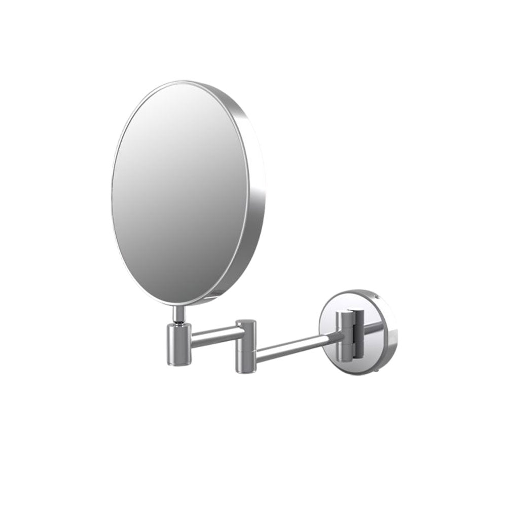 Anji Wall Mounted Round Cosmetic Mirror With Plain And 3x Magnification