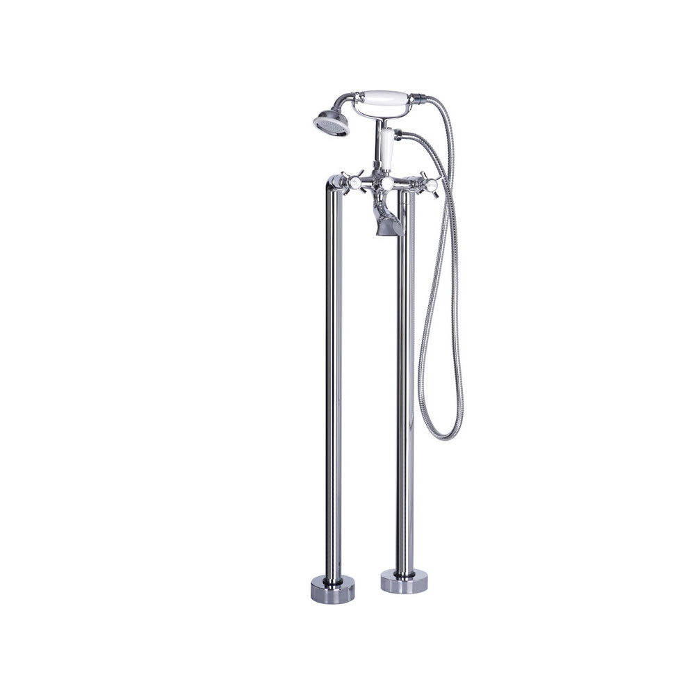 Bordon Freestanding Bath/Shower Mixer Including Shower Kit Chrome