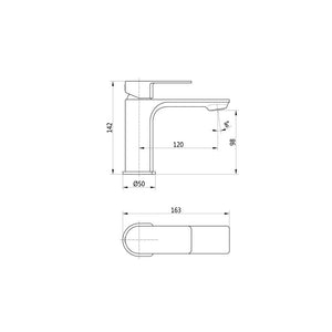 Bellona Single Lever Basin Mixer Including Waste Pureflo