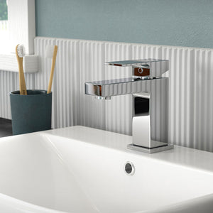 Ponzo Single Lever Basin Mixer With Waste Pureflo