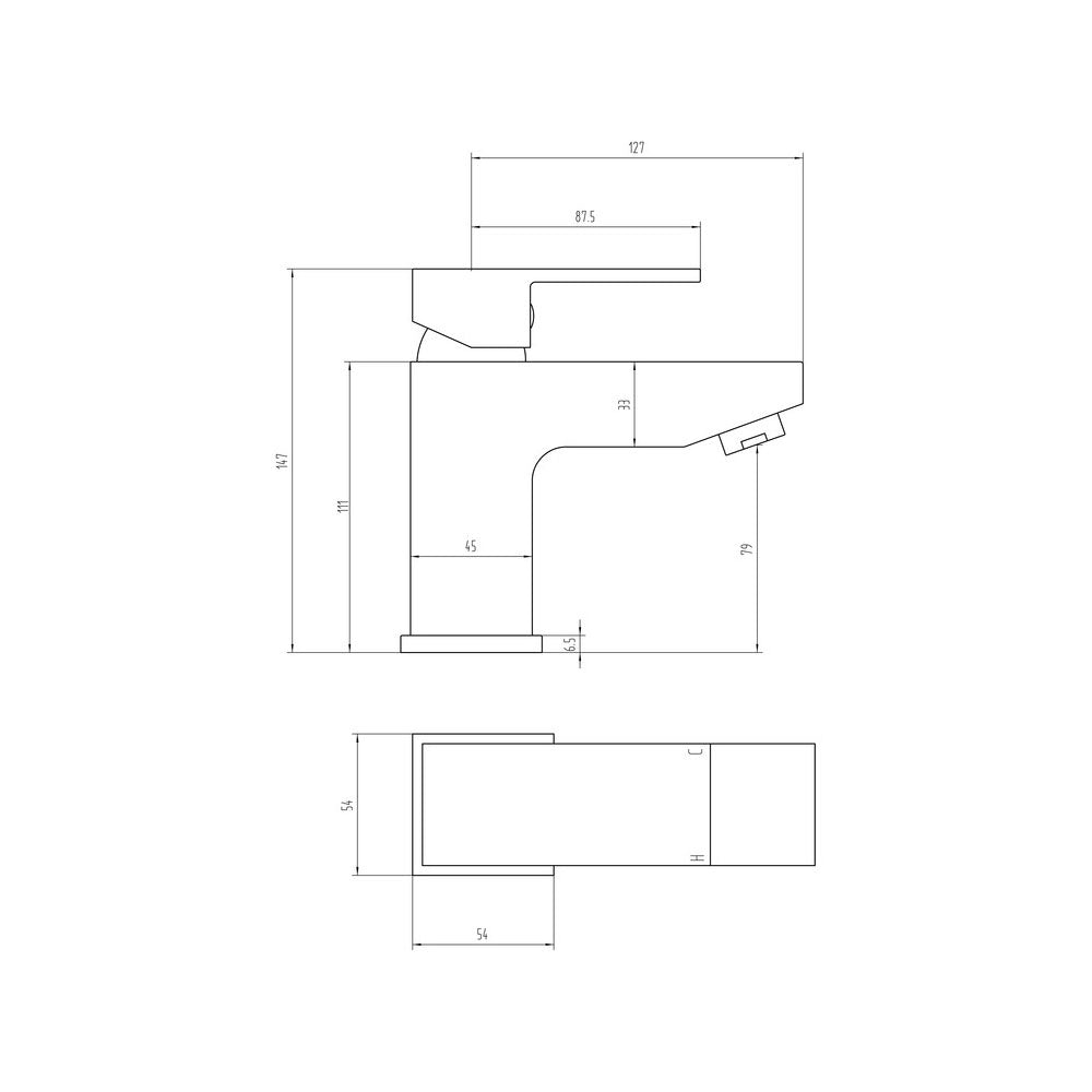 Ponzo Single Lever Basin Mixer With Waste Pureflo