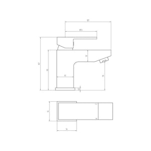 Ponzo Single Lever Basin Mixer With Waste Pureflo