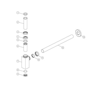 Universal Square Bottle Trap Pureflo
