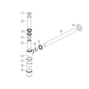 Pureflo Traditional Adjustable Bottle Trap Pureflo