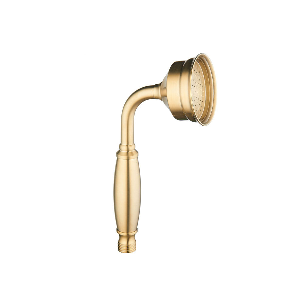 Orca Traditional Hand Shower Single Function Brushed Brass