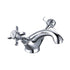 Tenby Traditional Cross Basin Mixer With Matching Waste In Chrome