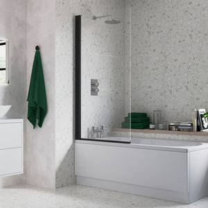 Pureflo Single Panel Straight Bath Screen Pureflo