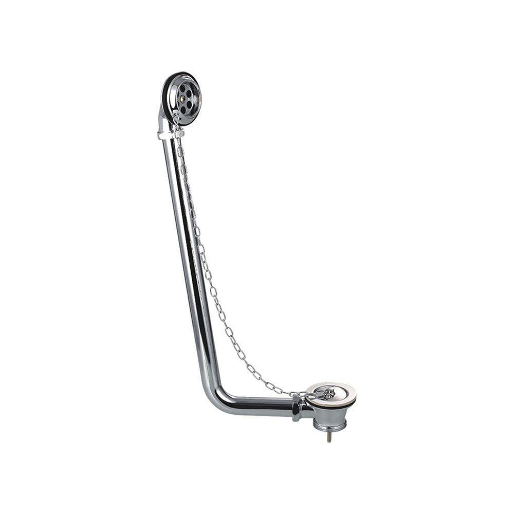 Pureflo Exposed Bath Plug And Chain Chrome Pureflo