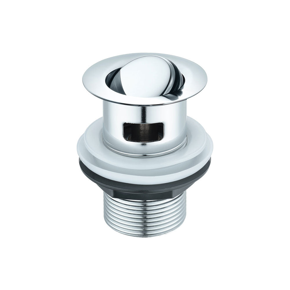 Pureflo Slotted Flip To Open Waste Chrome ( Suitable For Basins With Overflows) Pureflo