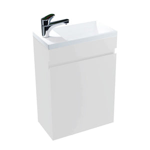 Rio Wall Hung Cloakroom Basin With White Resin Washbasin Rio