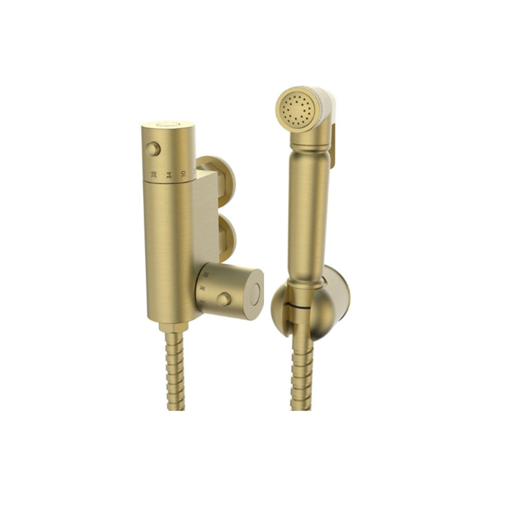 Round Douche Kit With Matching Thermostatic Bar Valve