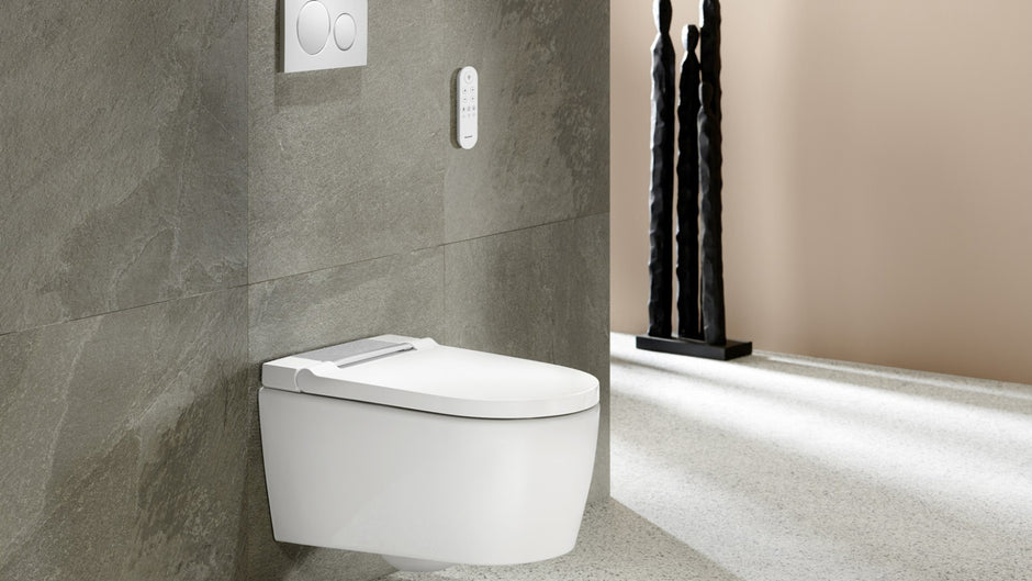 Geberit AquaClean Sela shower toilet in a contemporary bathroom