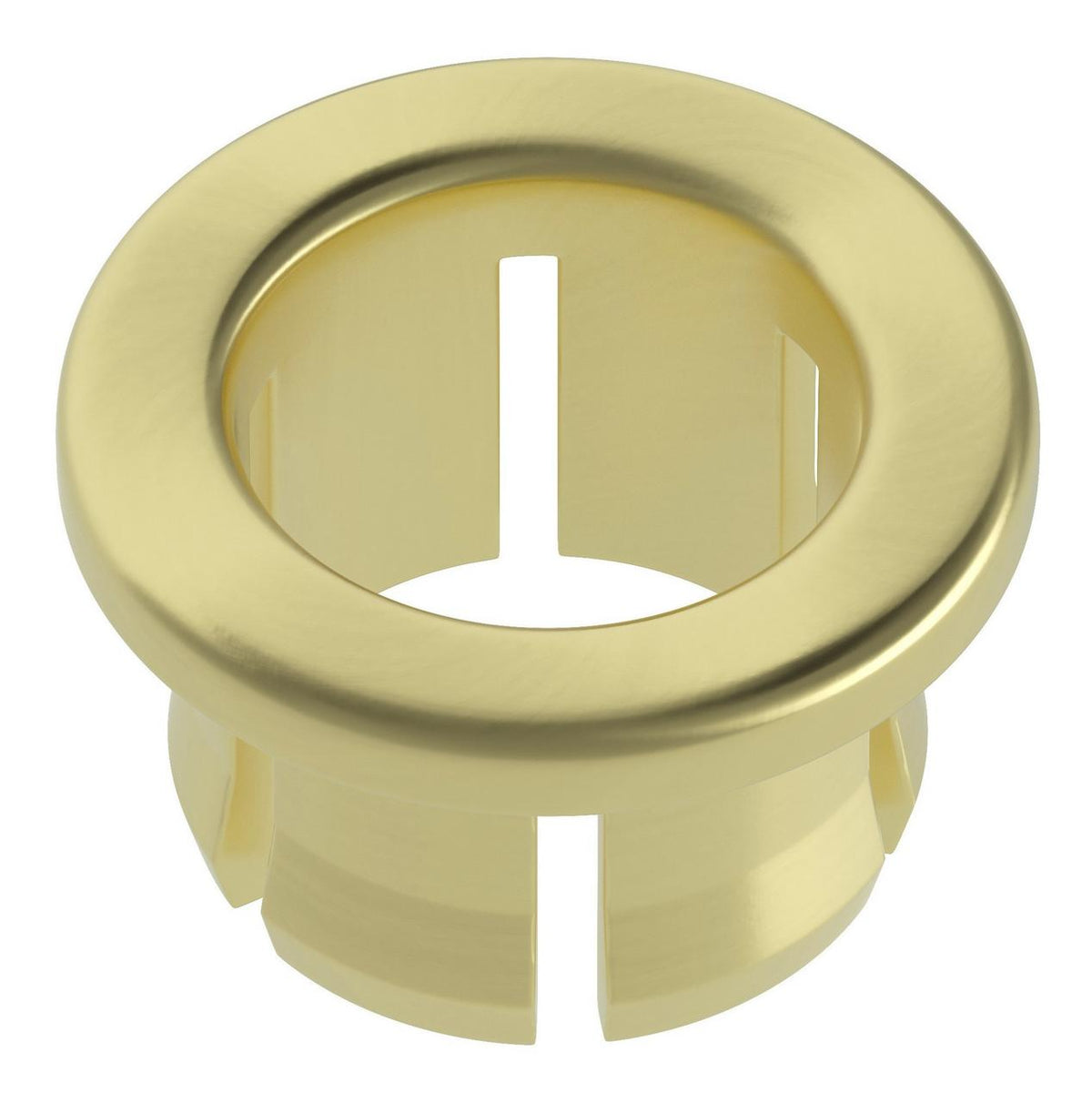 Auvellis Corvex basin overflow ring – Brushed Brass
