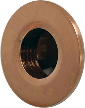 Auvellis Corvex basin overflow ring – Brushed Bronze