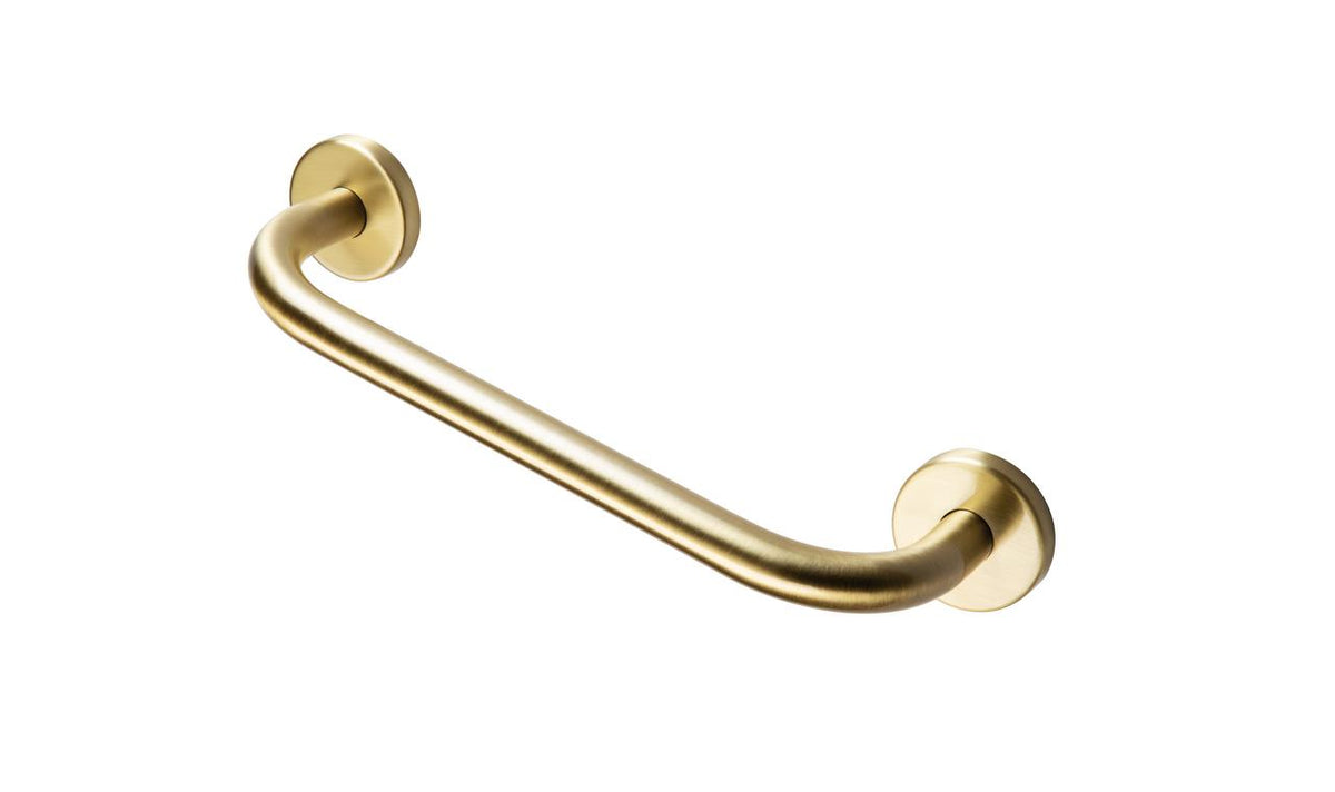 Auvellis Straight Grab Rail – Brushed Brass | Length: 33cm