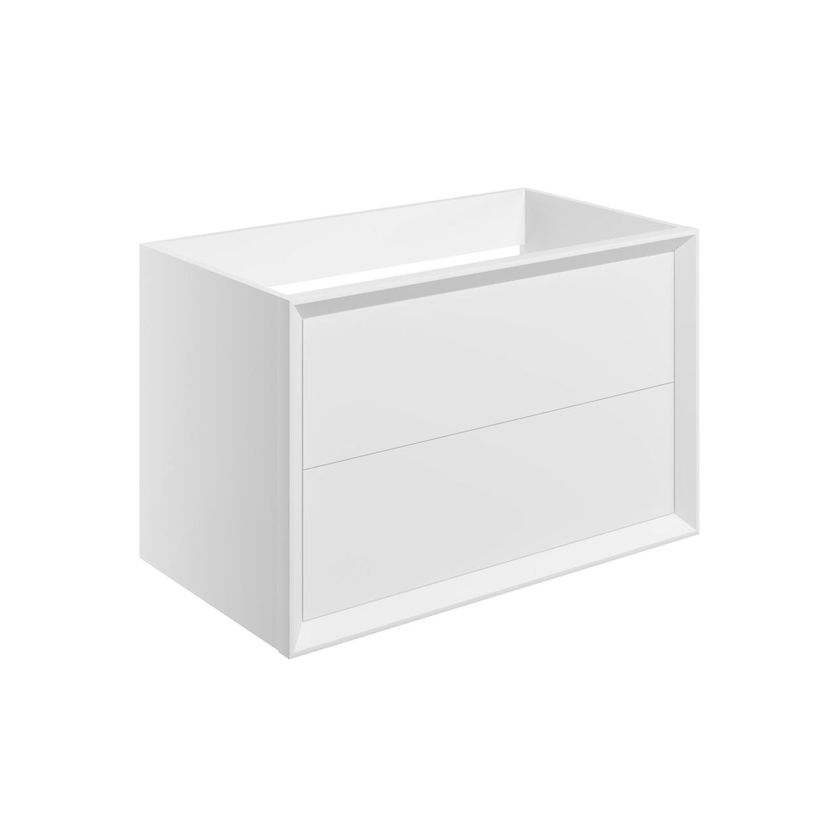 Auvellis Solenne 810mm Wall-Hung 2-Drawer Basin Unit (No Top) – Matt White